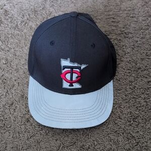 Minnesota Twins Blue and Gray Logo Cap